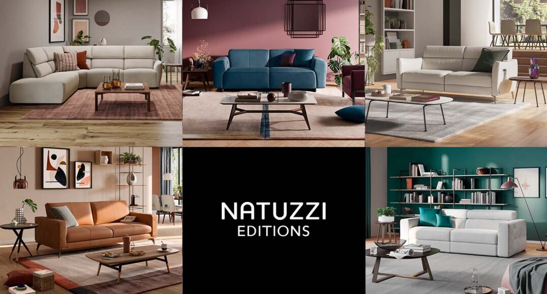 Novinky zo sveta talianskeho dizajnu pohoviek Natuzzi Editions